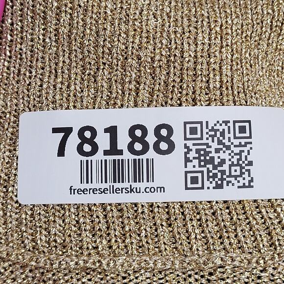 Vintage 80s MOD 1/4 Zip Sweater Womens Medium 19x23 Cropped - Picture 8 of 11